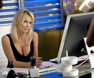It was a lot to hope for but Heather Locklear and her new cleavage which 
