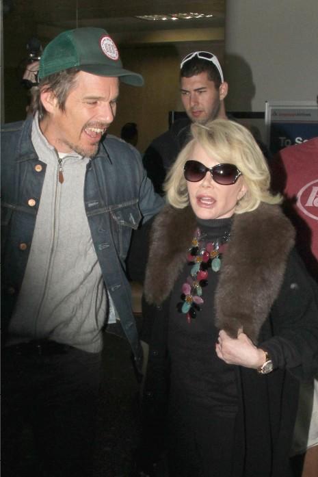 Something You Don’t See Every Day: Ethan Hawke And Joan Rivers