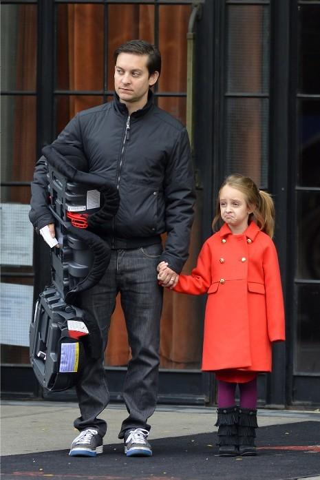 Tobey Maguire’s Little Girl Ruby Doesn’t Always Agree With Him
