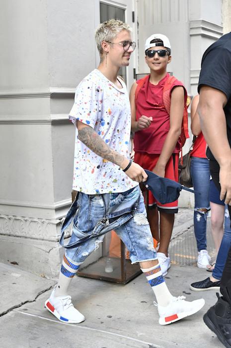 justin bieber: in what world is this a cool look?